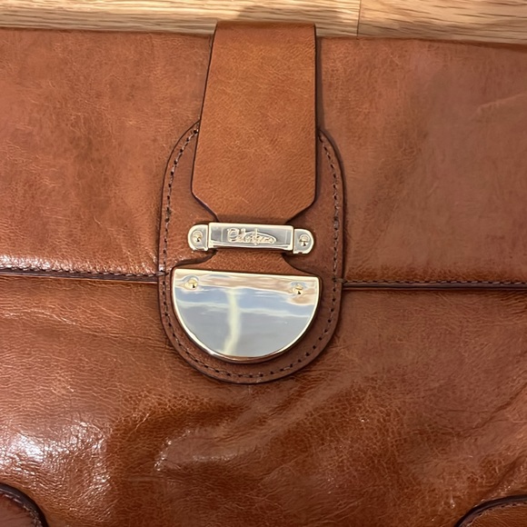 Cole Haan Camel Brown Saddle Bag purse - Picture 2 of 9